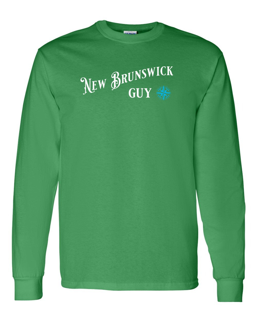 New Brunswick Guy blue Full Long Sleeve Tee