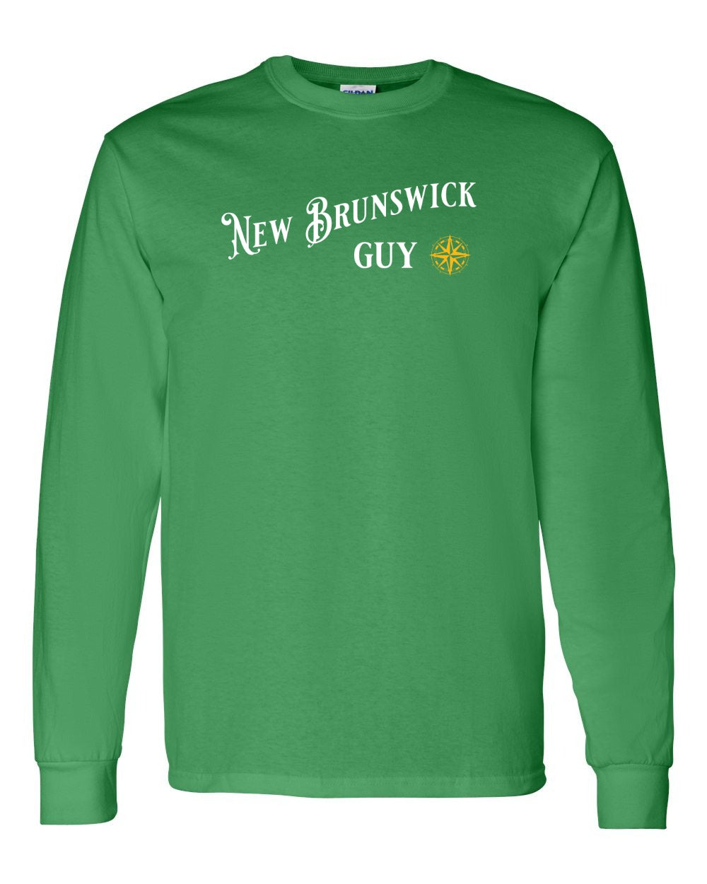 New Brunswick Guy yellow Full Long Sleeve Tee