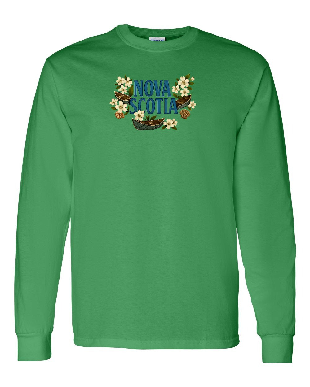 Nova Scotia Flowers Full Long Sleeve Tee