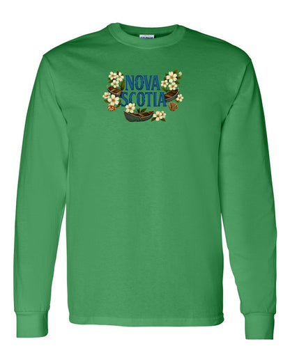 Nova Scotia Flowers Full Long Sleeve Tee