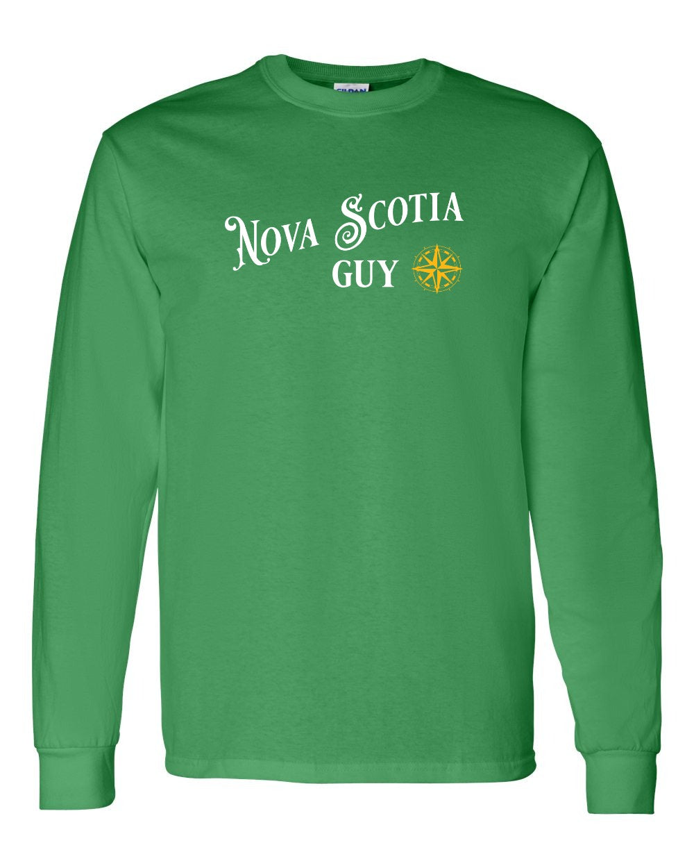 NS Guy Yellow Compass Long Sleeve Tee - Unisex