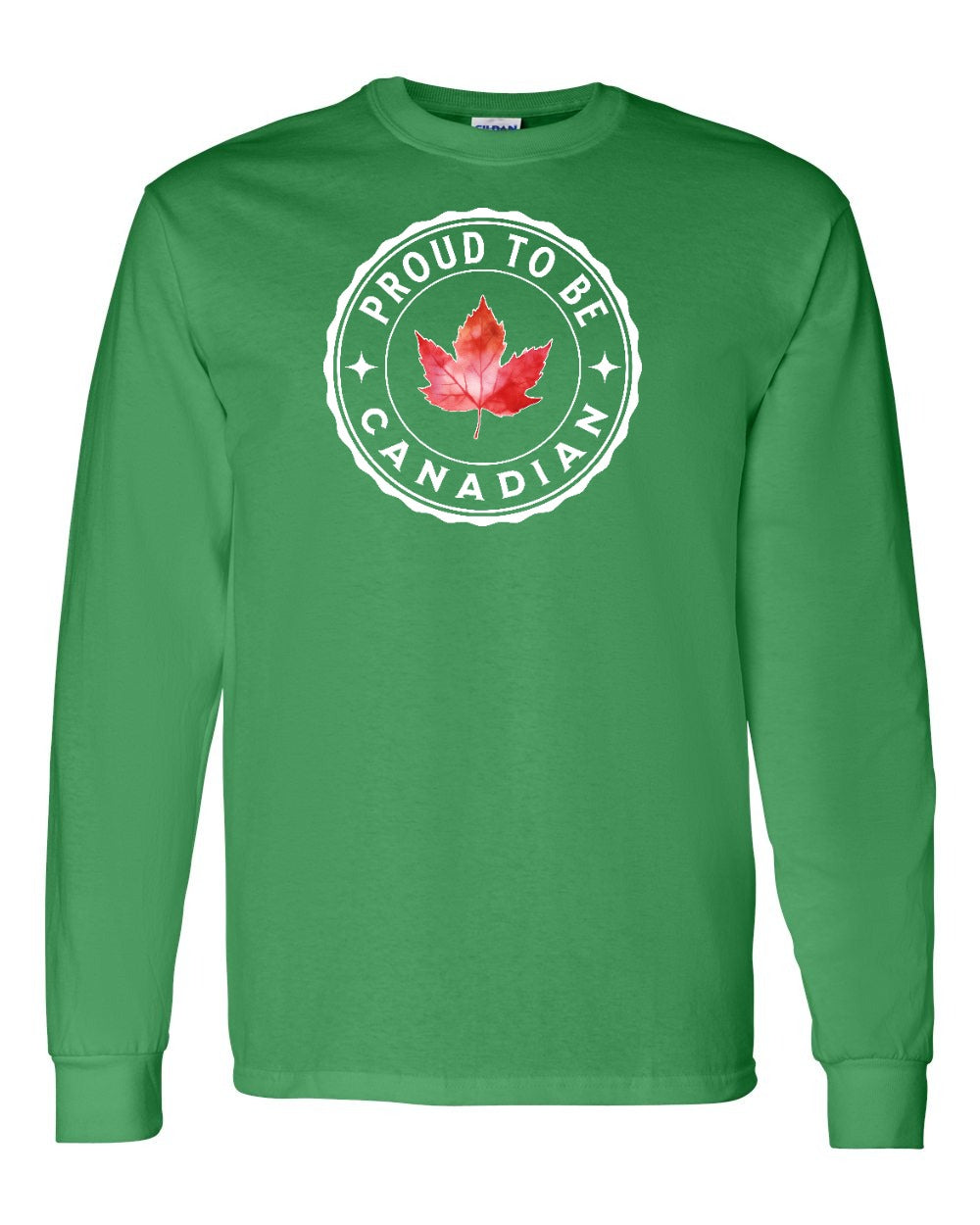 Proud to be Canadian Leaf Long Sleeve - Gildan Canada (sewn Internationally) - Unisex
