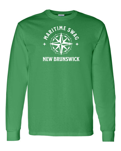 Maritime Swag New Brunswick Compass Full Long Sleeve Tee