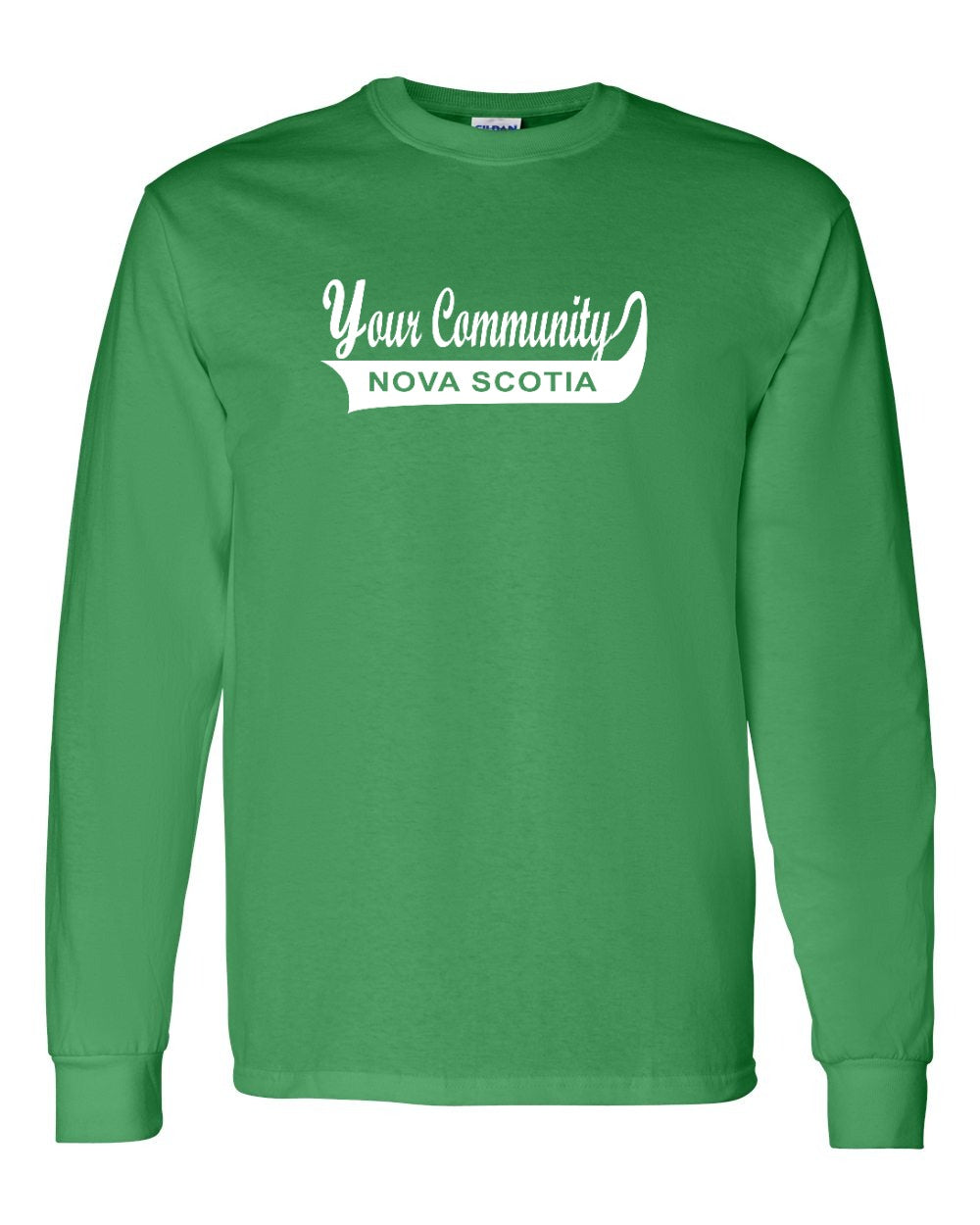 Custom Your Community Swoop (NS) Long Sleeve Tee - Unisex