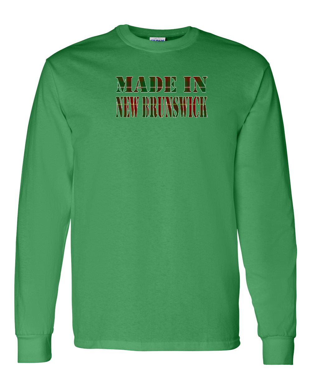 Made In NB ( Tartan Lettering) Long Sleeve Tee - Unisex