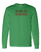 Made In NB ( Tartan Lettering) Long Sleeve Tee - Unisex