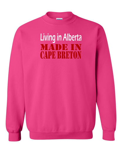 Living Alberta Made in Cape Breton Full Crewneck Sweatshirt