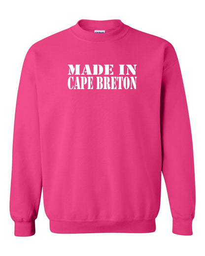 Made In Cape Breton White Full Crewneck Sweatshirt