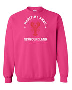 Maritime Swag NFLD Mandala Red Lobster Crewneck Sweatshirt - Unisex