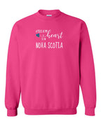 A piece of My heart in NS Tartan Heart Crewneck Sweatshirt - Unisex