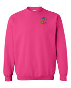 Anchored in CB (New Design) Left Chest and Back Crewneck Sweatshirt - Unisex