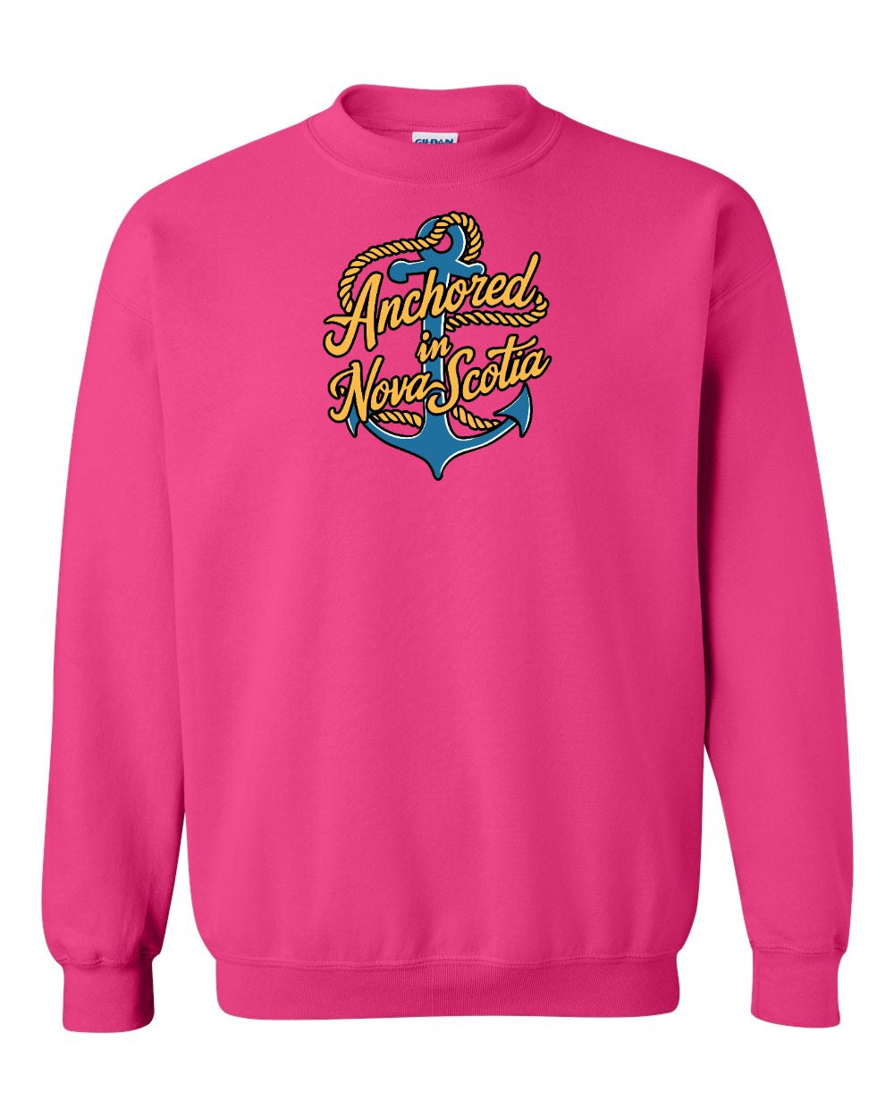 Anchored in NS (New Design) Crewneck Sweatshirt - Unisex