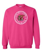 Calm Cool Moose and Beaver Crewneck Sweatshirt - Gildan Canada (sewn Internationally) - Unisex