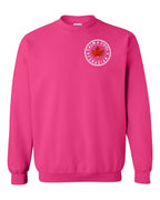 Calm Cool Canadian Leaf Left Chest Crewneck Sweatshirt - Gildan Canada (sewn Internationally) - Unisex