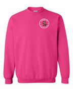 Elbows up Beaver Left Chest Crewneck Sweatshirt - Gildan Canada (sewn Internationally) - Unisex