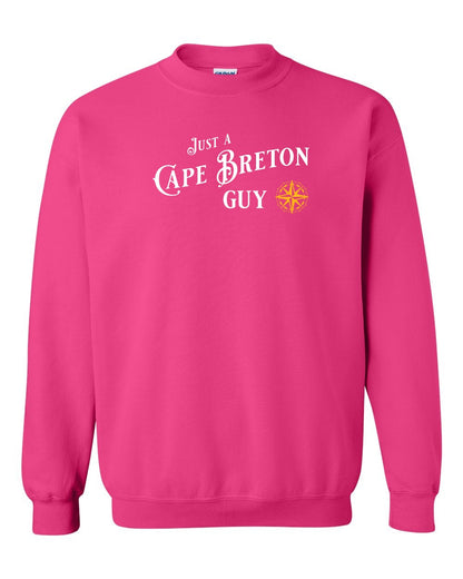 Just a Cape Breton Guy yellow Full Crewneck Sweatshirt