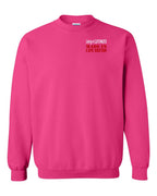 Living in Custom Made in CB Left Chest and Back Crewneck Sweatshirt - Unisex