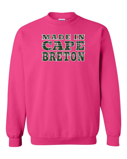 Made In Cape Breton Tartan Full Crewneck Sweatshirt