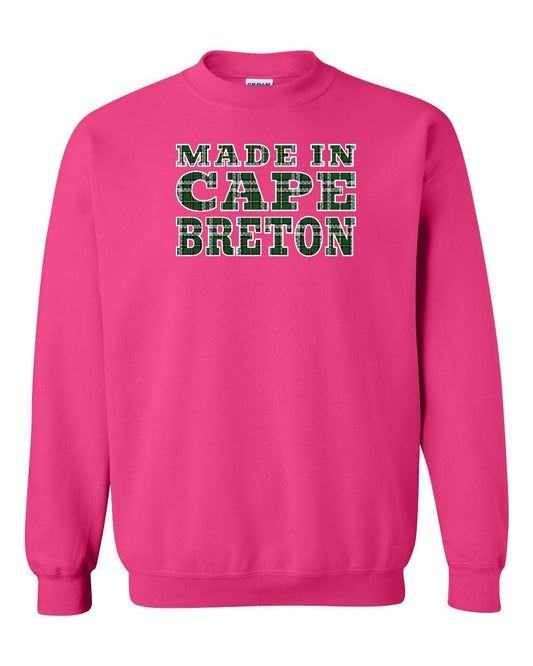Made In Cape Breton Tartan Full Crewneck Sweatshirt