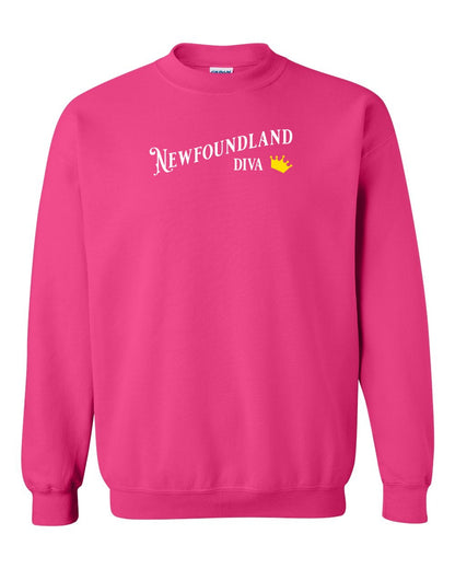 Newfoundland Diva Full Crewneck Sweatshirt