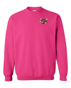 NS Flowers Left Chest Crewneck Sweatshirt - Unisex