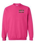 NFLD Saltwater Raised Left Chest and Back Crewneck Sweatshirt - Unisex