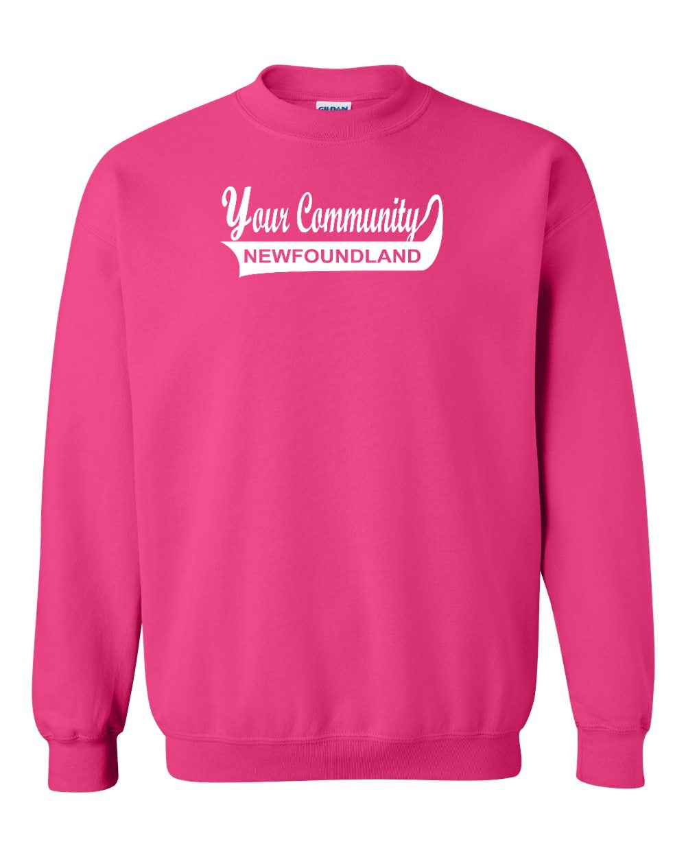 Custom Your Community Swoop (NFLD) Crewneck Sweatshirt - Unisex