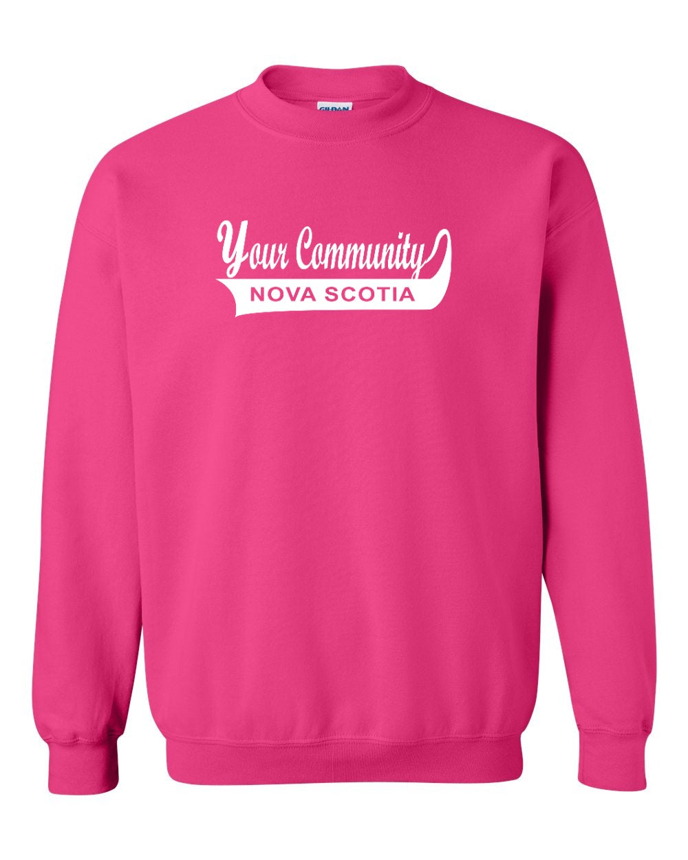 Custom Your Community Swoop (NS) Crewneck Sweatshirt - Unisex