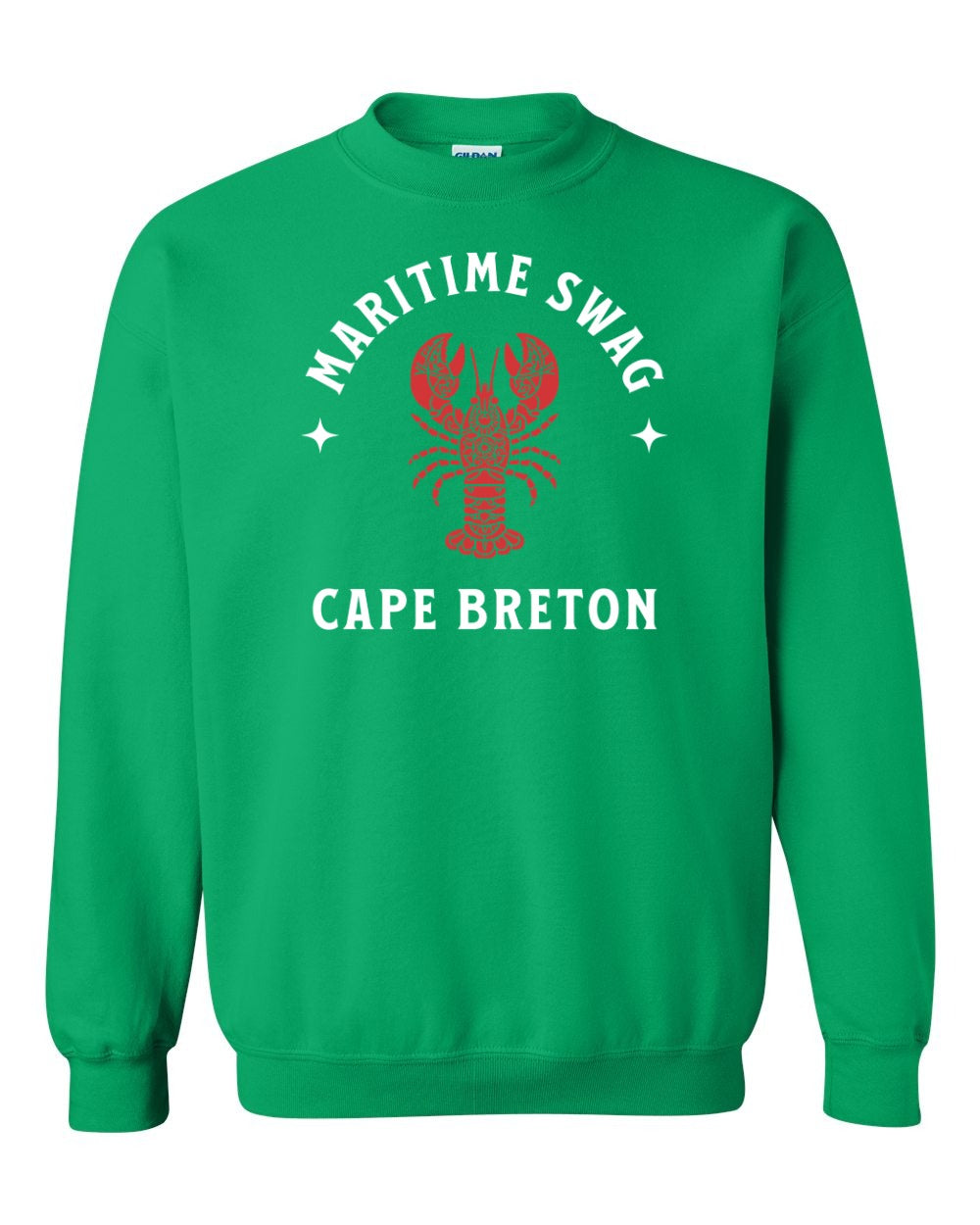 Maritime Swag Cape Breton Mandala Red Lobster Full Crewneck Sweatshirt
