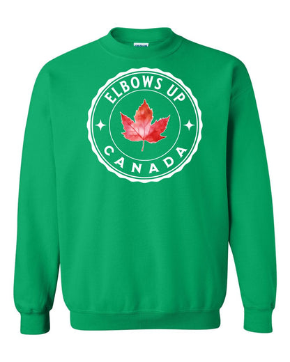 Elbows up Leaf Full Crewneck