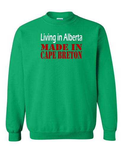 Living Alberta Made in Cape Breton Full Crewneck Sweatshirt