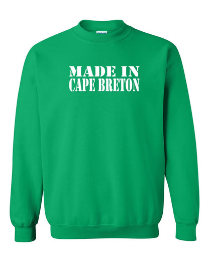 Made In Cape Breton White Full Crewneck Sweatshirt