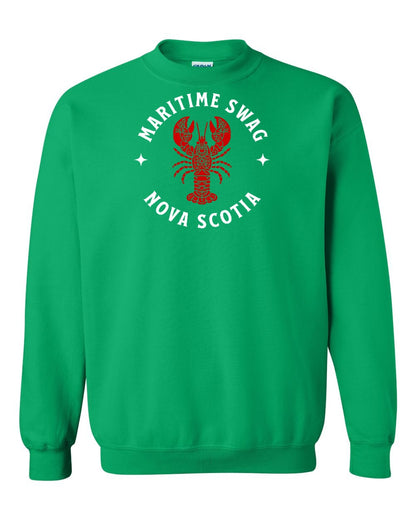 Maritime Swag Nova Scotia Mandala Red Lobster Full crew-neck