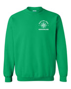 Maritime Swag NFLD Compass Left Chest Crewneck Sweatshirt - Unisex