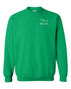A piece of My heart in NS Tartan Heart Left Chest Crewneck Sweatshirt - Unisex