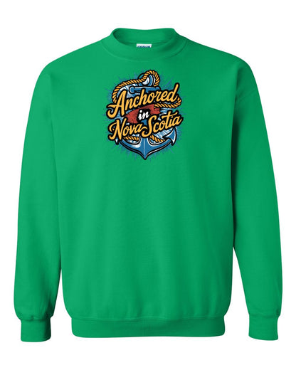 Anchored In Nova Scotia (Old Design) Full crew-neck