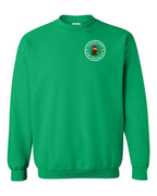 Canadiano just Coffee EH! Male Beaver Left Chest Crewneck Sweatshirt - Gildan Canada (sewn Internationally) - Unisex