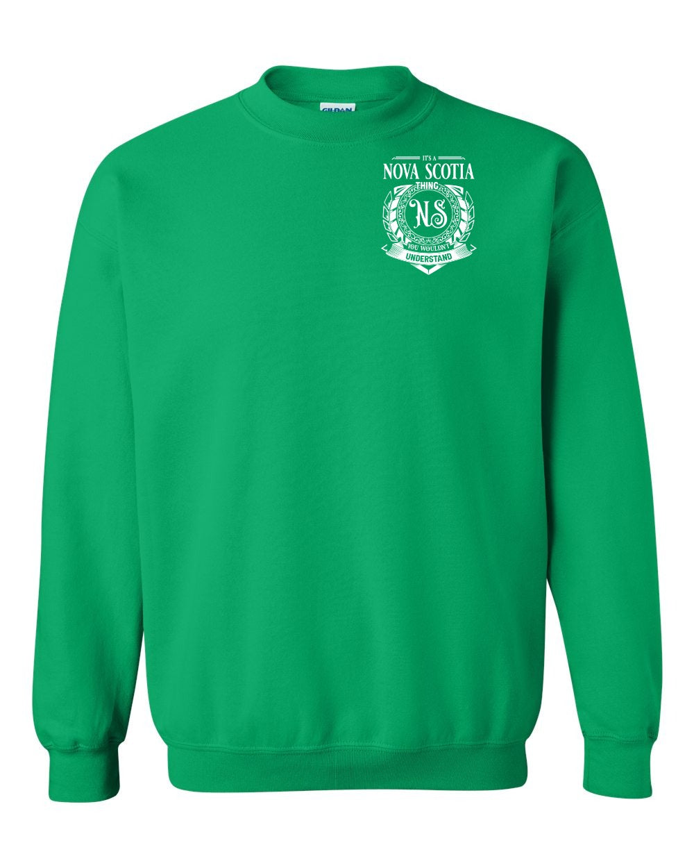 It's  A Nova Scotia Thing Left Chest crew-neck