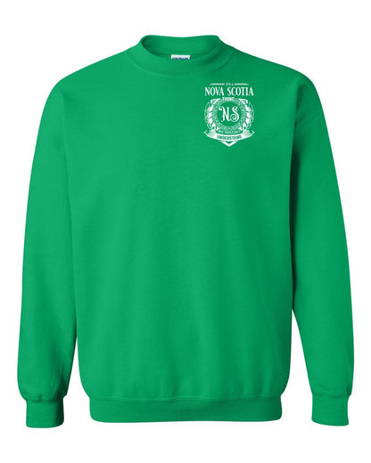 It's  A Nova Scotia Thing Left Chest and Back crew-neck