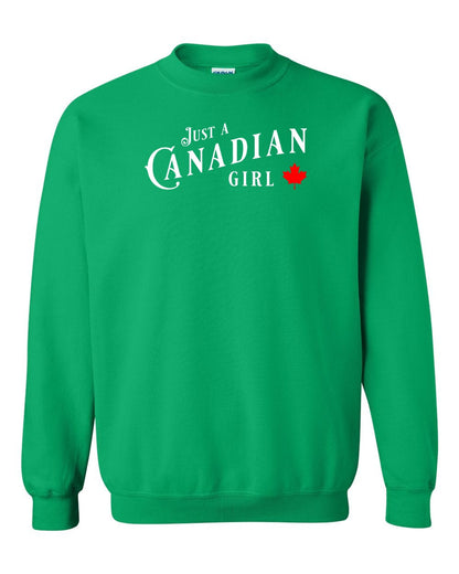 Just a canadian Girl Full Crewneck