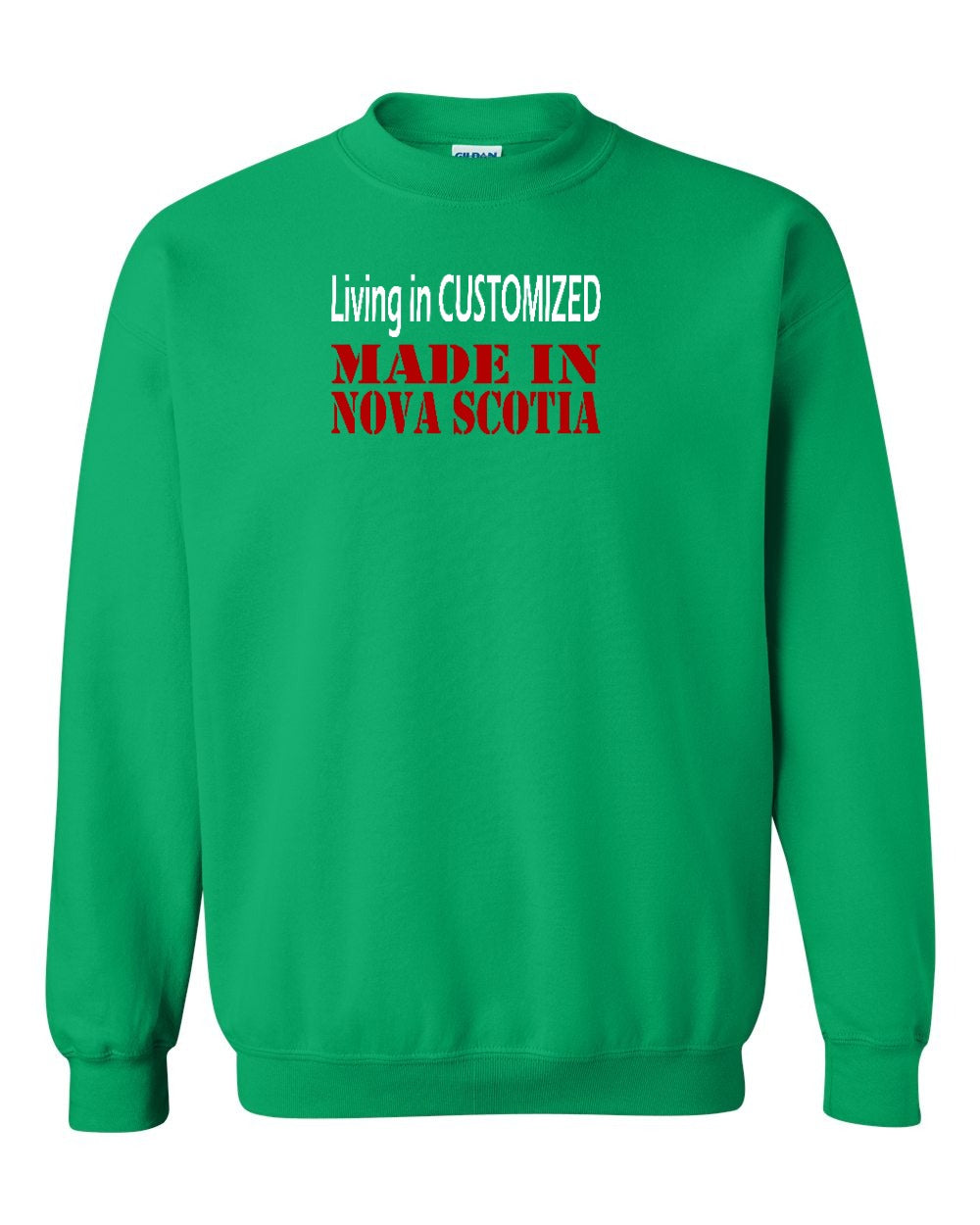 Living in Custom Made in Nova Scotia Full crew-neck