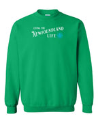 Living the NFLD Life blue Crewneck Sweatshirt - Unisex