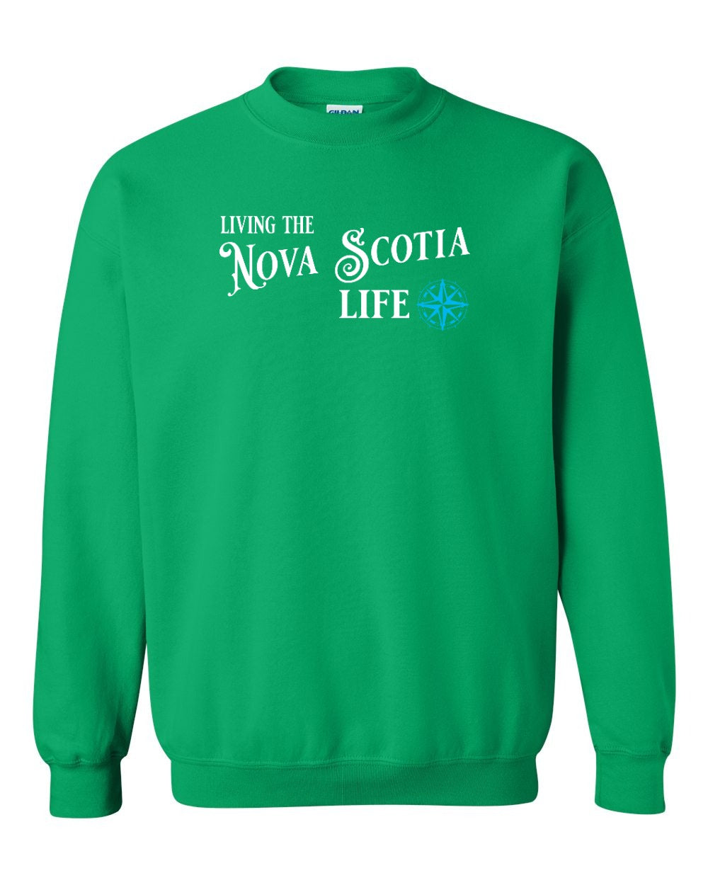 Living the NS Life blue Crewneck Sweatshirt - Unisex