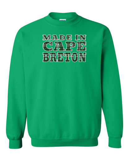 Made In Cape Breton Tartan Full Crewneck Sweatshirt