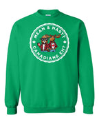 Mean & Nasty Canadians Eh! Crewneck Sweatshirt - Gildan Canada (sewn Internationally) - Unisex