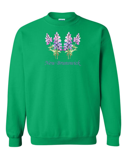 New Brunswick Lupins Full Crewneck Sweatshirt