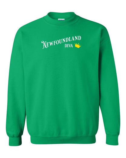 Newfoundland Diva Full Crewneck Sweatshirt