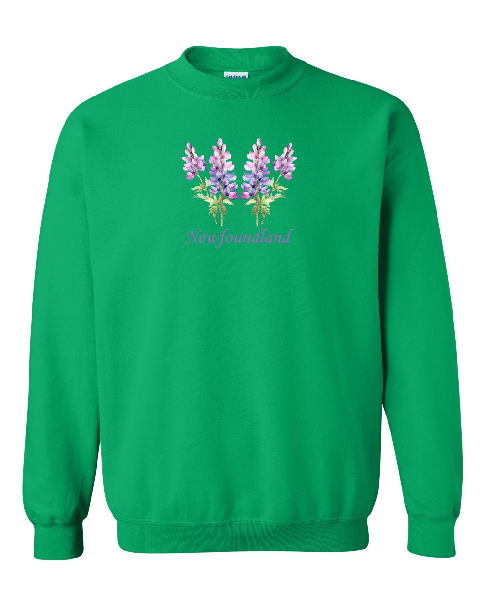 Newfoundland Lupins Full Crewneck Sweatshirt