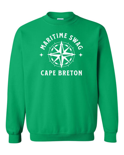 Maritime Swag Cape Breton Compass Full Crewneck Sweatshirt
