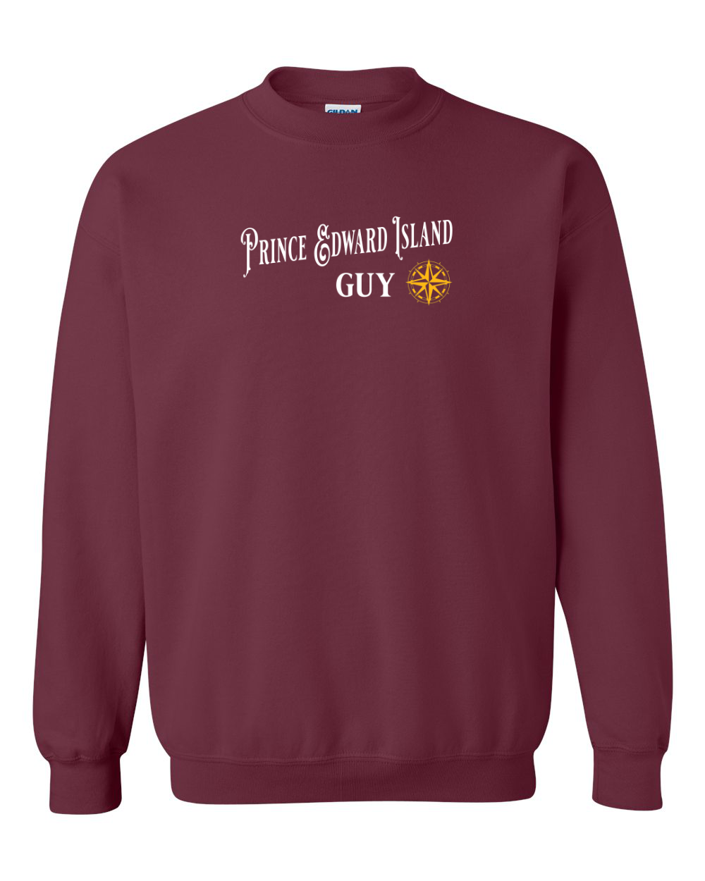PEI Guy Yellow Compass Crewneck Sweatshirt - Unisex